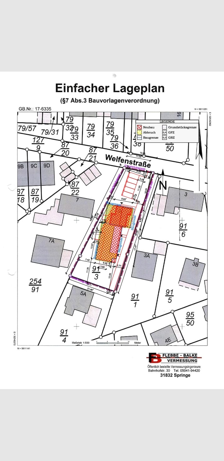 30827 Garbsen – Grundstück mit Baugenehmigung / Bauprojekt ohne Wartezeit starten!
