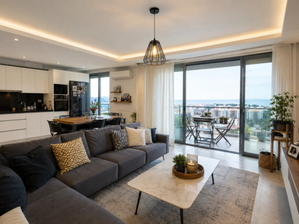 07460 Alanya ( TR ) – Moderne 4-Zimmer-Wohnung mit Poolanlage