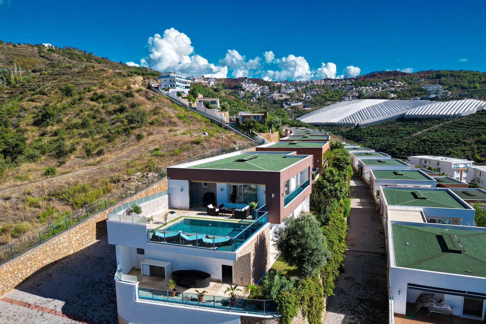 07450 Kargıcak, Alanya / Antalya, Türkei – Exklusive Luxusvilla Meerblick, privater Pool & hochwertige Wohnanlage