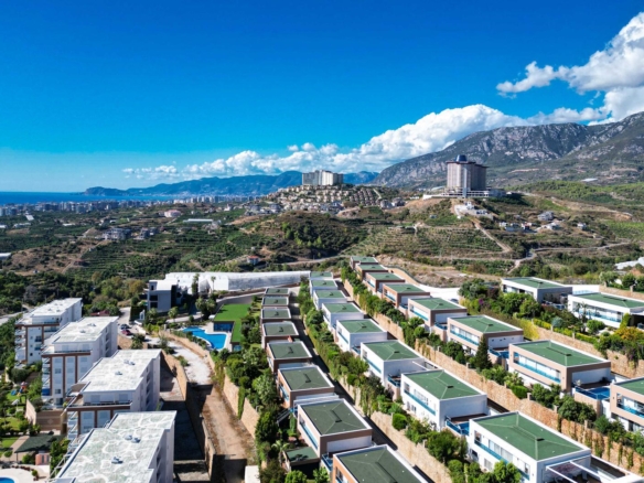 07450 Kargıcak, Alanya / Antalya, Türkei – Exklusive Luxusvilla Meerblick, privater Pool & hochwertige Wohnanlage