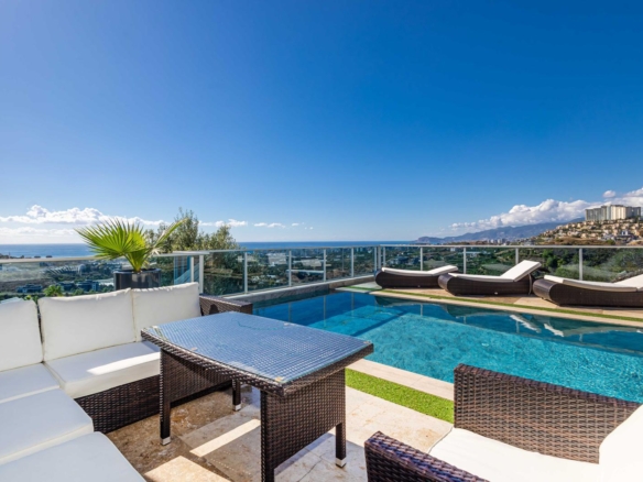 07450 Kargıcak, Alanya / Antalya, Türkei – Exklusive Luxusvilla Meerblick, privater Pool & hochwertige Wohnanlage