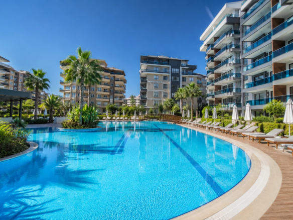 07460 Alanya ( TR ) – Moderne 4-Zimmer-Wohnung mit Poolanlage